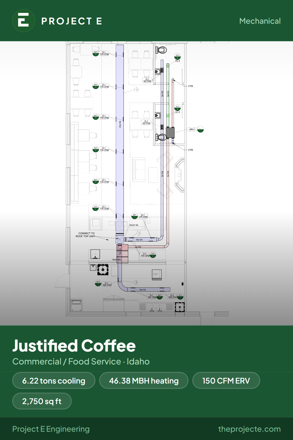 Justified Coffee — front